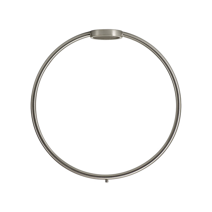 Nelson Lighting NL85909 Apollo 230mm Ring Brushed Nickel