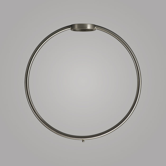 Nelson Lighting NL85909 Apollo 230mm Ring Brushed Nickel