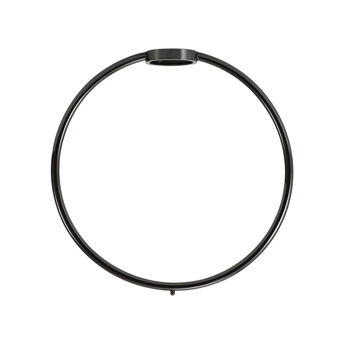 Nelson Lighting NL85919 Apollo 230mm Ring Black Chrome
