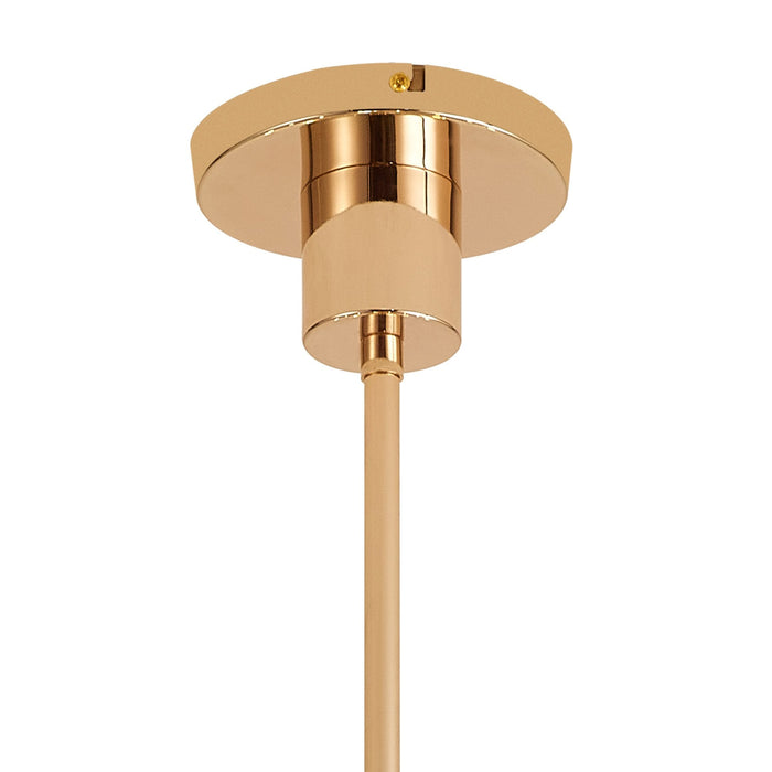 Nelson Lighting NLK09009 Bulge 12 Light Pendant/Ceiling Light French Gold Crystal