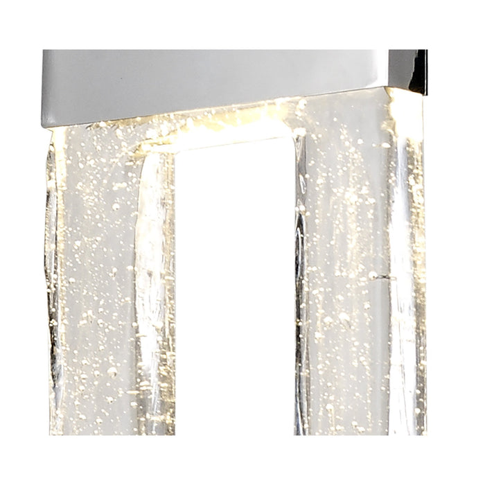 Nelson Lighting NL83279 Eski 1 LED Pendant Polished Chrome Clear