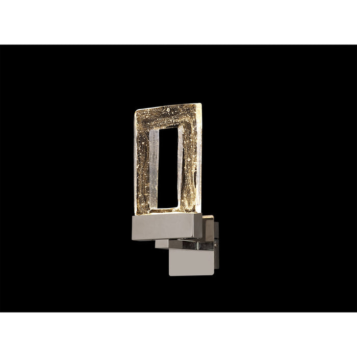 Nelson Lighting NL83289 Eski 1 LED Wall Light Polished Chrome Clear