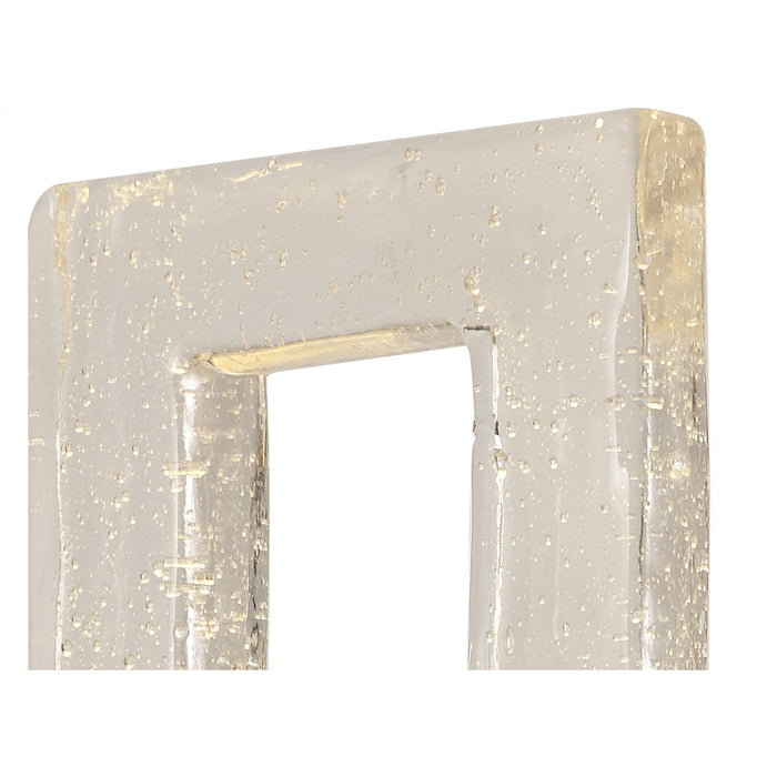 Nelson Lighting NL83289 Eski 1 LED Wall Light Polished Chrome Clear