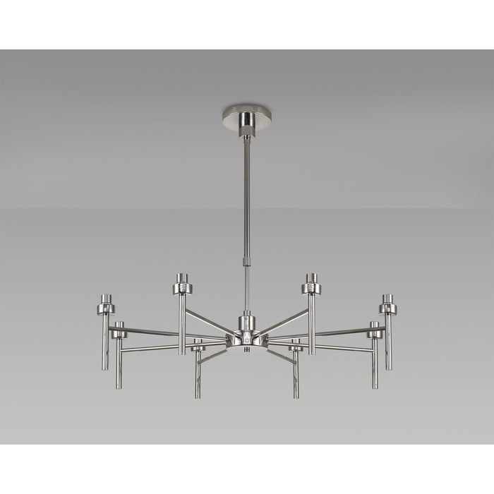 Nelson Lighting NL76179 Iona 8 Light Ceiling Light Polished Chrome