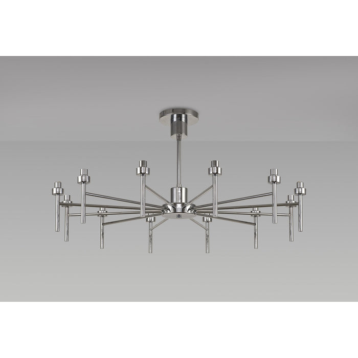 Nelson Lighting NL80649 Iona 12 Light Ceiling Light Polished Chrome