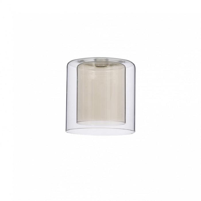 Nelson Lighting NL84129 Iona Shade Cognac Clear