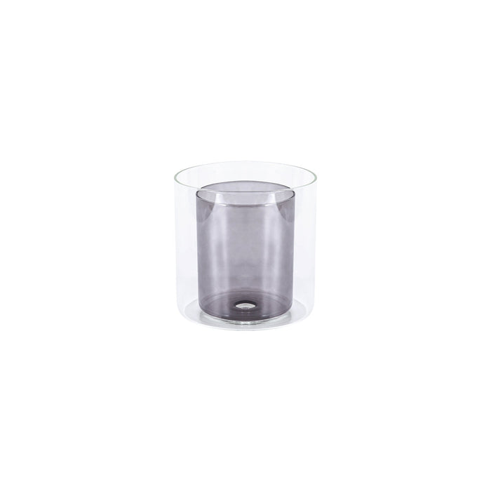 Nelson Lighting NL84139 Iona Shade Smoked Clear