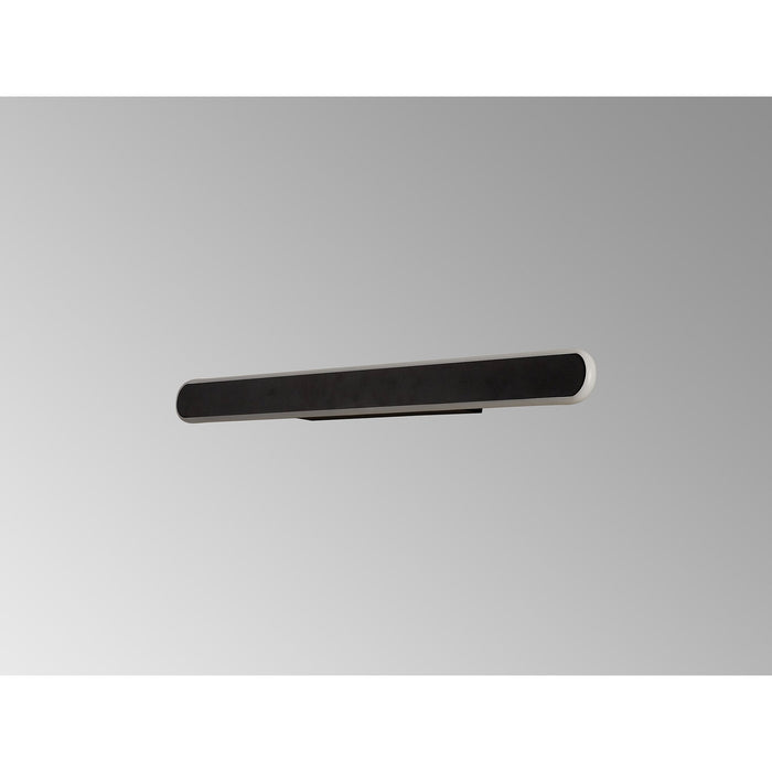 Nelson Lighting NL7767BL9 Kava 1 LED Wall Light Satin Black Matt White