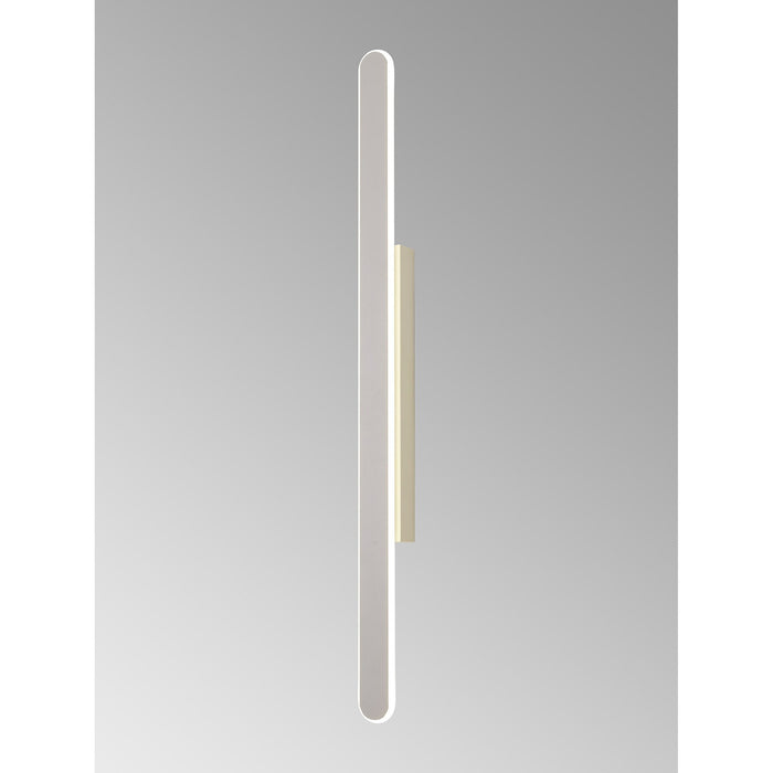 Nelson Lighting NL91539 Kava 1 LED Wall Light Sand White Matt White