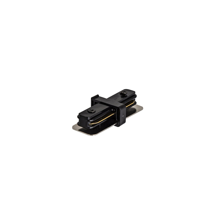 Nelson Lighting NL85979 Lakic Black Track Inline Connector