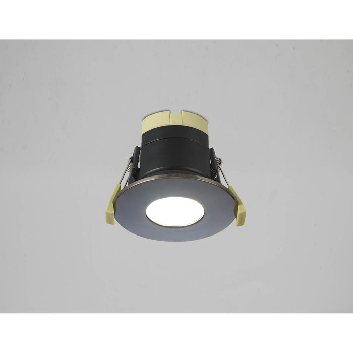 Nelson Lighting NL8739/BC9 Zaft 1 LED Outdoor Downlight Black Chrome