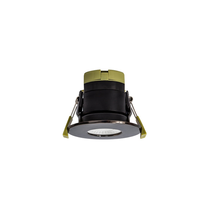 Nelson Lighting NL8739/BC9 Zaft 1 LED Outdoor Downlight Black Chrome
