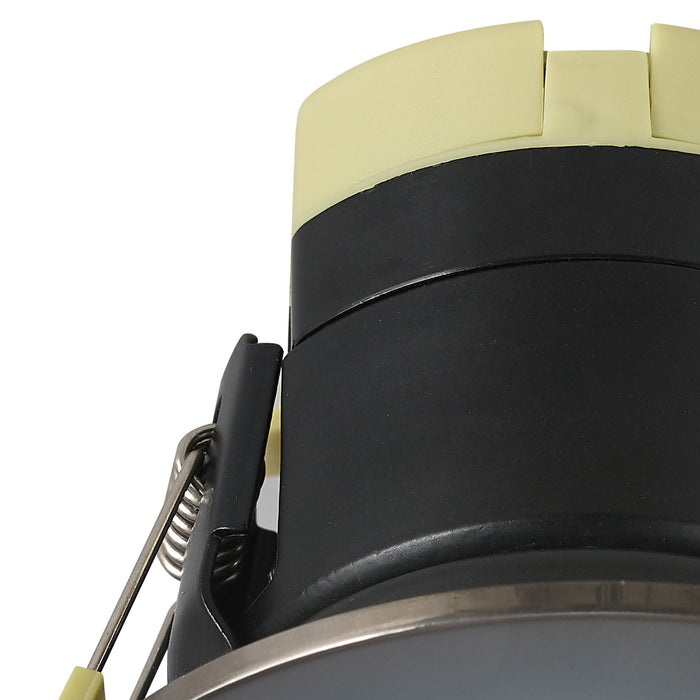 Nelson Lighting NL8739/BC9 Zaft 1 LED Outdoor Downlight Black Chrome