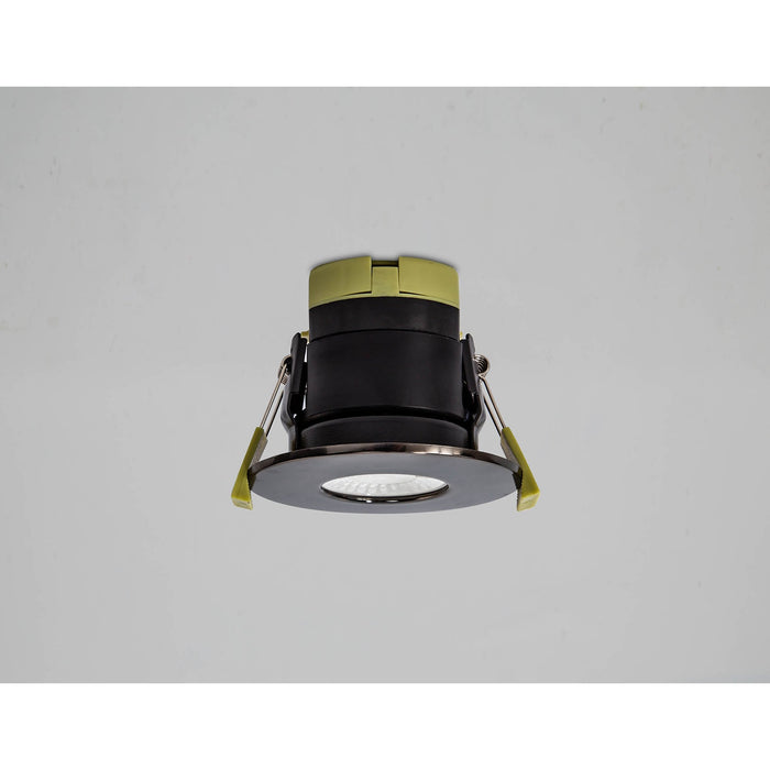 Nelson Lighting NL8739/BC9 Zaft 1 LED Outdoor Downlight Black Chrome