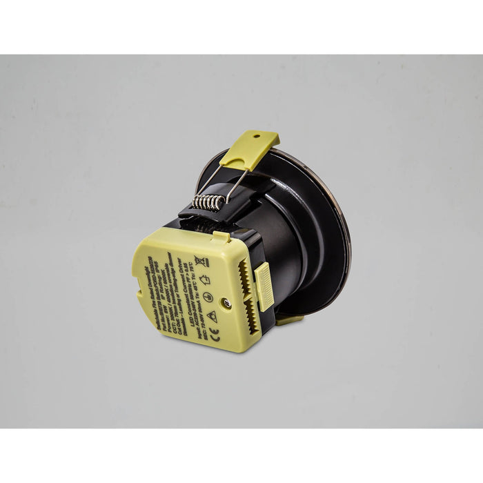 Nelson Lighting NL8739/BC9 Zaft 1 LED Outdoor Downlight Black Chrome