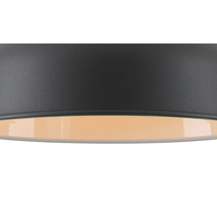 Nelson Lighting NL70139 Barnie Small Pendant Sand Black/Copper/White