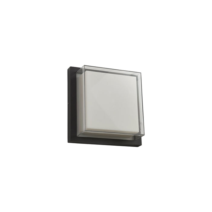 Nelson Lighting NL77849 Abb Outdoor Wall Lamp LED Anthracite/Opal/Clear PC