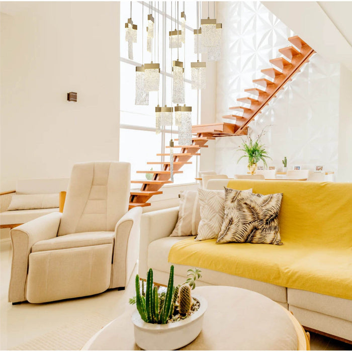 Nelson Lighting NL81979 Bartoo LED Wall Lamp Painted Brushed Gold