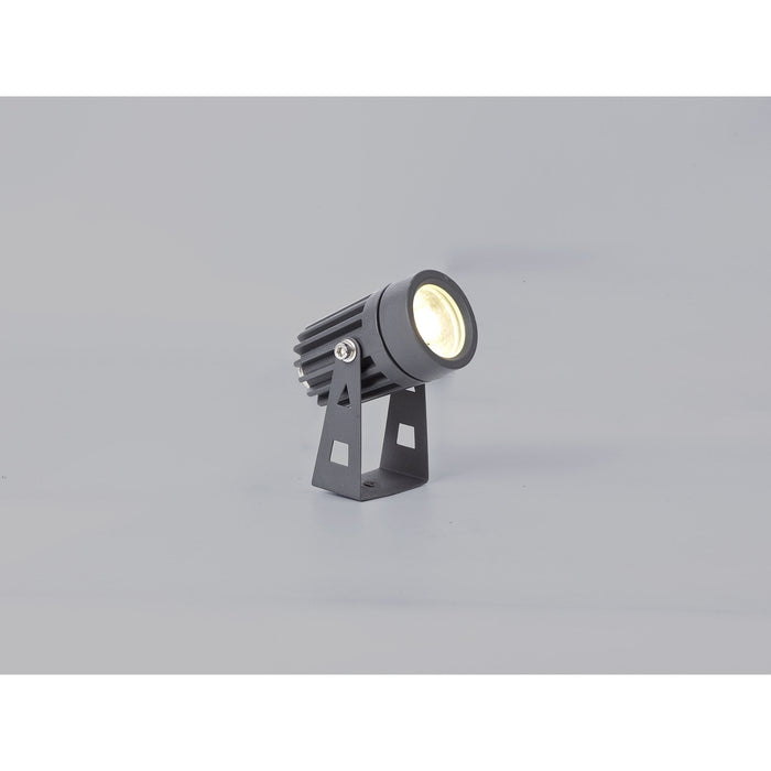 Nelson Lighting NL81759 Caster Outdoor Spike Light LED Grey/Black