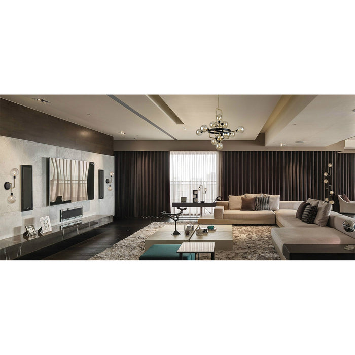 Nelson Lighting NL77339 Dylon Wall Lamp 2 Light Matt Black/Antique Brass/Cognac Glass