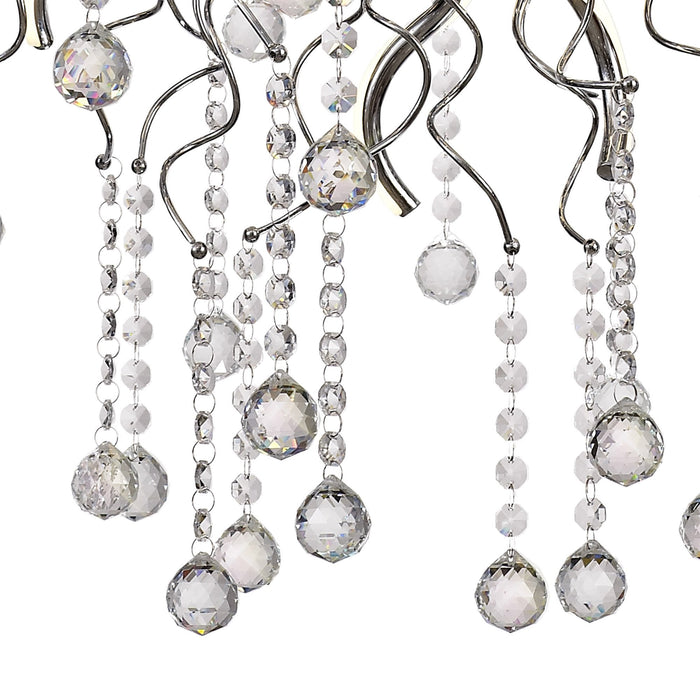 Nelson Lighting NL81279 Jaxal Dimmable Ceiling 12 Light LED Polished Chrome