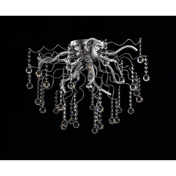 Nelson Lighting NL81279 Jaxal Dimmable Ceiling 12 Light LED Polished Chrome