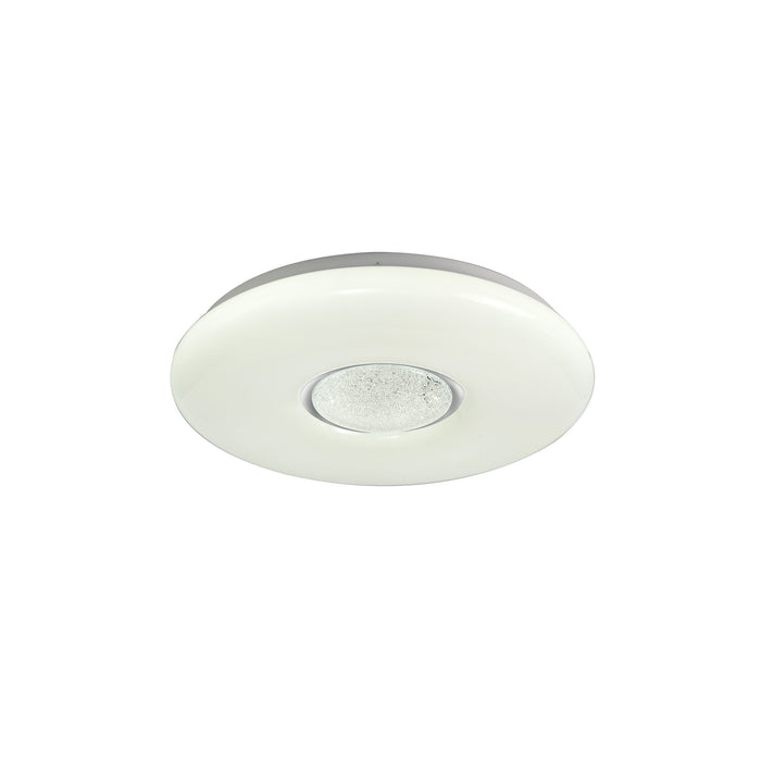 Nelson Lighting NL70919 Madison Flush Ceiling  Light LED CCT Switchable Opal White
