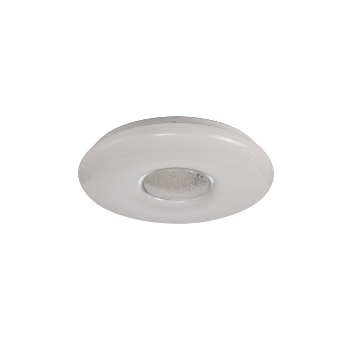 Nelson Lighting NL70919 Madison Flush Ceiling  Light LED CCT Switchable Opal White