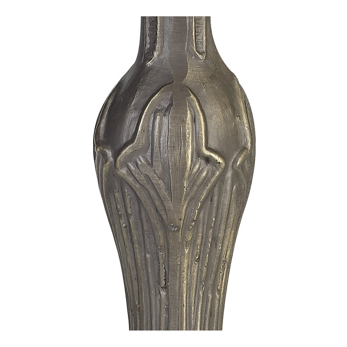 Nelson Lighting NL72829 Major 47.5cm Curved Table Lamp 1 Light Aged Antique Brass