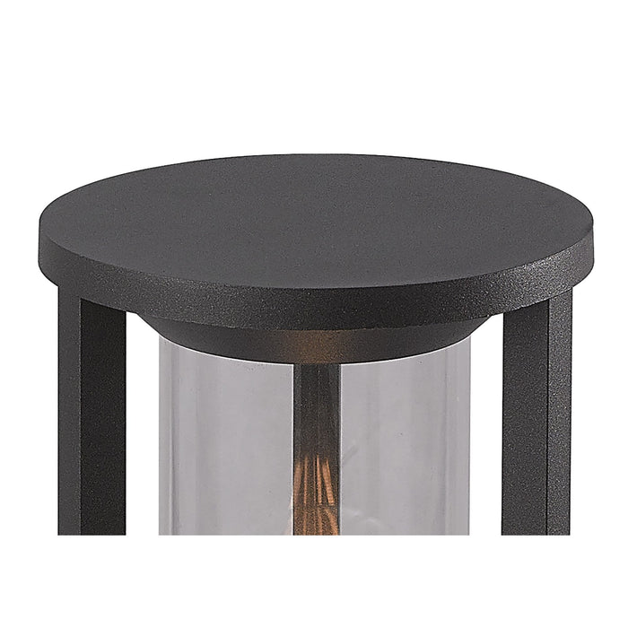 Nelson Lighting NL70629 Maximus Outdoor Post Lamp Medium 1 Light Anthracite