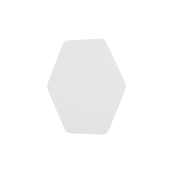 Nelson Lighting NLK03849 Modena Magnetic Base Wall Lamp LED 20cm Horizontal Hexagonal Sand White