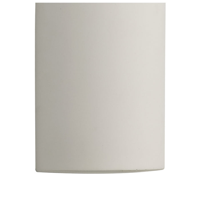Nelson Lighting NL71749 Sucro Up Lighter Wall Lamp LED White Paintable Gypsum