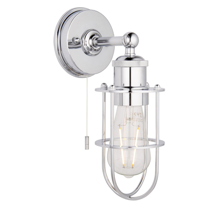 Endon 95509 Bathroom 1 Light Wall Light Chrome Plate