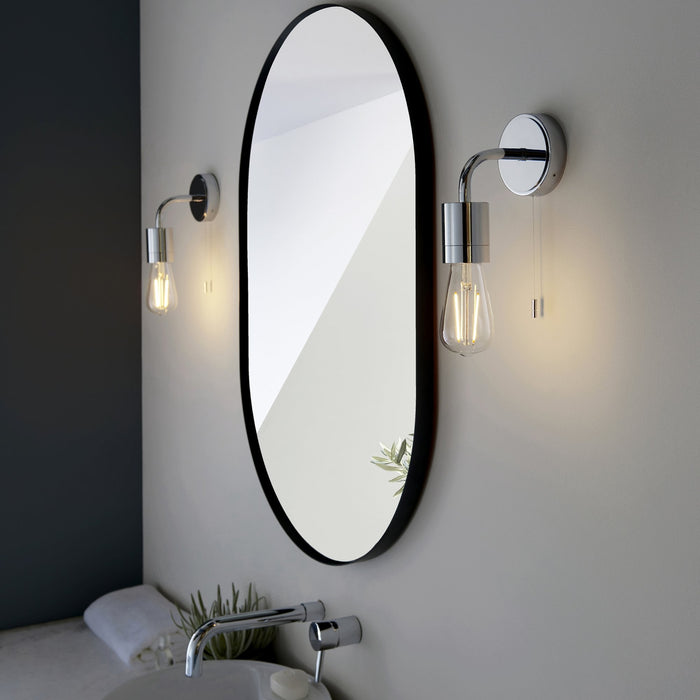 Nelson Lighting NL945511 Bathroom 1 Light Wall Light Chrome Plate