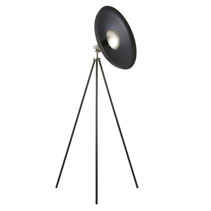 Endon 96562 1 Light Floor Lamp Matt Black & Matt Nickel Plate