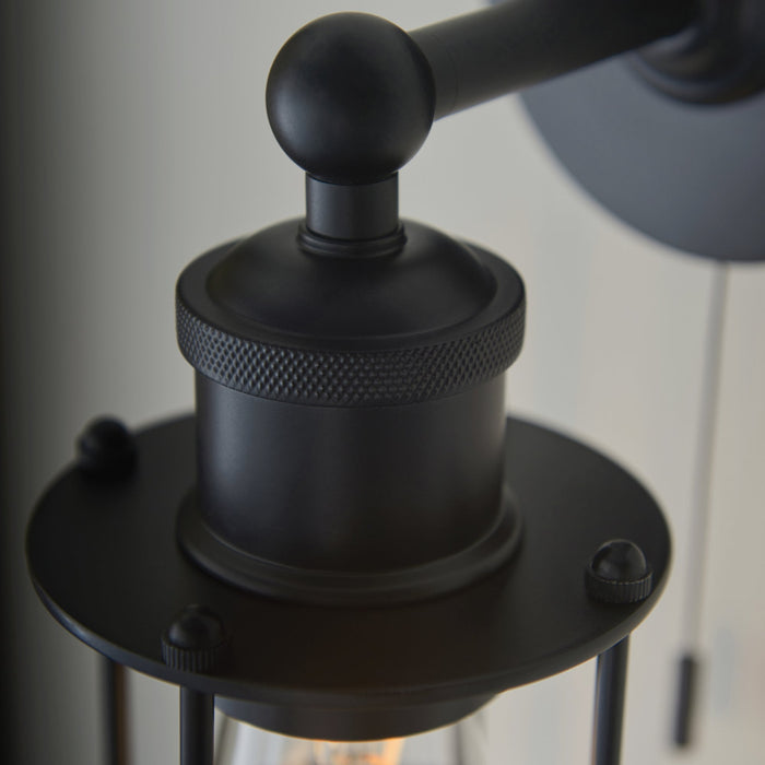 Endon 99948 Bathroom 1 Light Wall Light Matt Black Finish