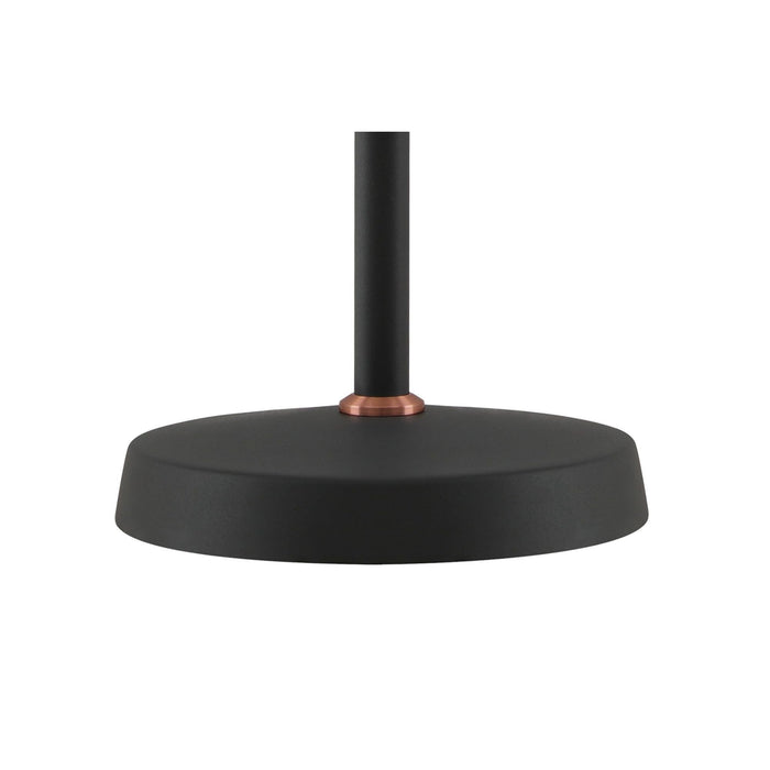 Nelson Lighting NL77169 Barnie Adjustable Table Lamp 1 Light Sand Black/Copper/White