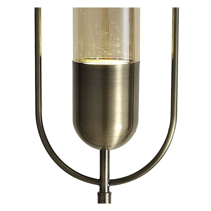 Nelson Lighting NL70969 Nina Floor Lamp LED Antique Brass/Amber